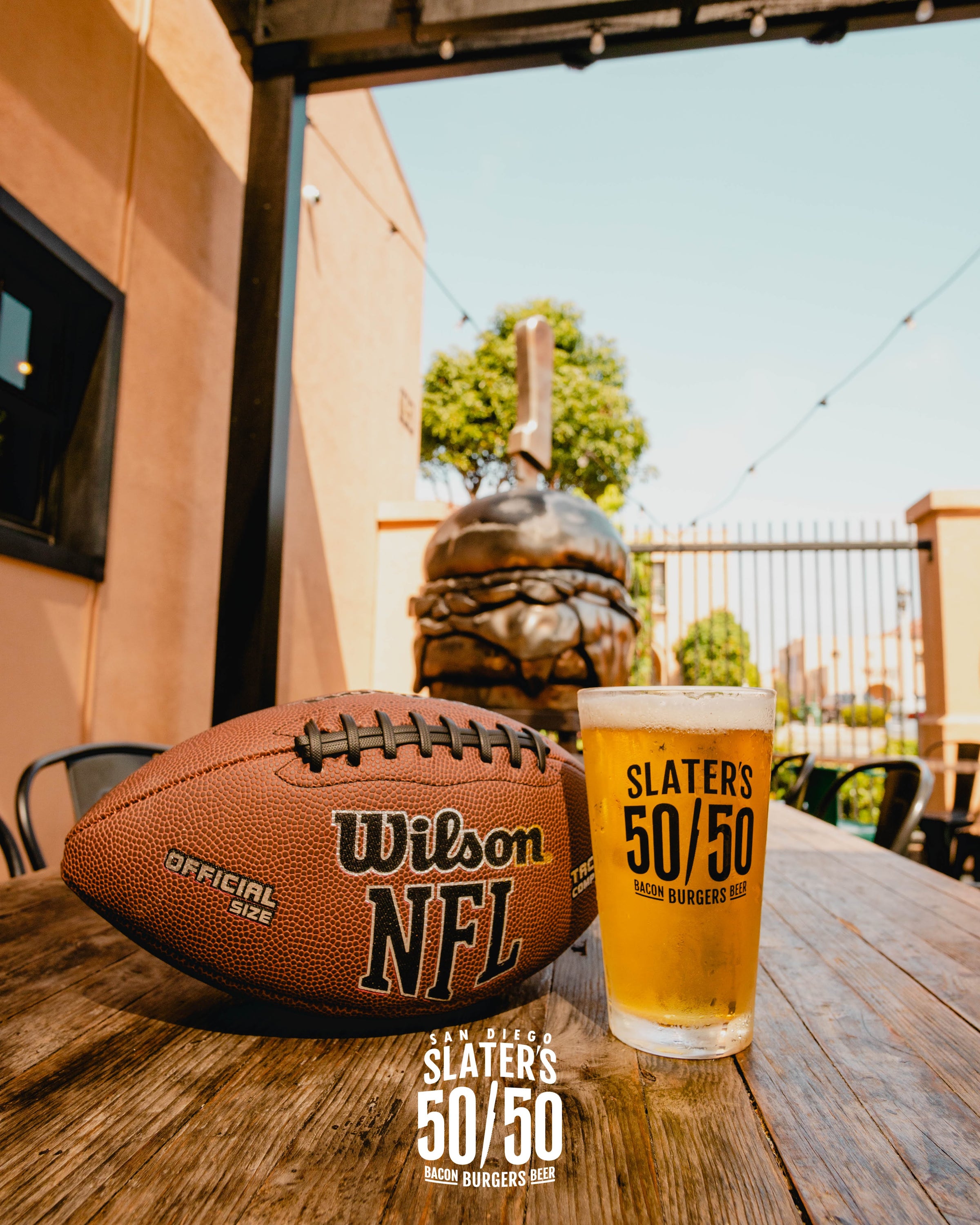 Big Game Watch Party Slater's 50/50